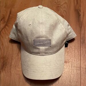 Callaway Cream Floral Golf Cap